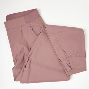 Eddie Bauer Joggers Nylon Pull On Pink